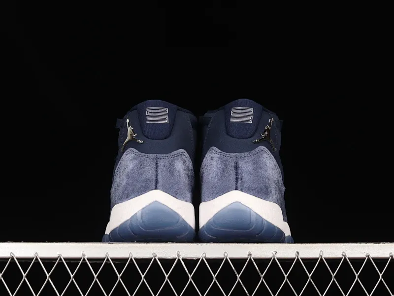All categories Air Jordan Jordan series basketball shoes Air Jordan 11 pure original version Air Jordan 11 Velvet "Midnight Navy" AJ11 Joe 11 midnight blue AR0715-441